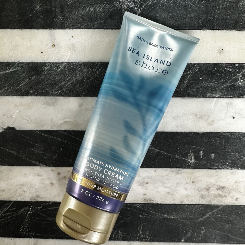 Bath & Body Works SEA ISLAND SHORE Ultimate Hydration Body Cream - Full Sz 8 oz